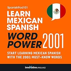Couverture de Learn Mexican Spanish - Word Power 2001