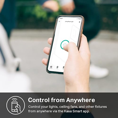 Miniatura 6 de Kasa Matter - Interruptor de luz inteligente control de voz con Siri, Alexa y Google Assistant, certificado UL, temporizador y horario, instalación