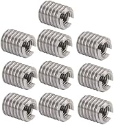 10 Stück Gewindeeinsätze M3 Innengewinde M5 Außengewinde Edelstahlgewinde Reparatursatz Reduzierm...