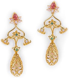 Shaya by CaratLane 925 Silver Band Baaja Bridesmaid Dangler Earrings in Gold Plated Gifts for Womens & Girls