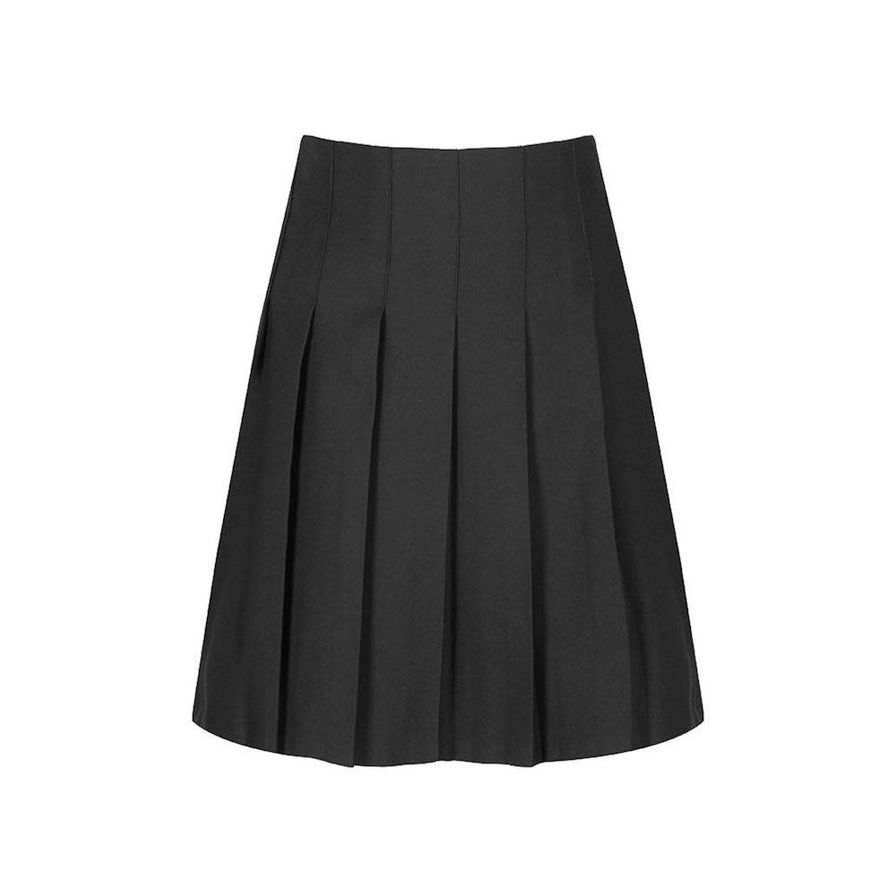 Trutex Girls Grey Harrow Pleated School Skirt – Stitch Down Elasticated Waist Stain Resistant School Uniform Skirt For – Ages 7-8