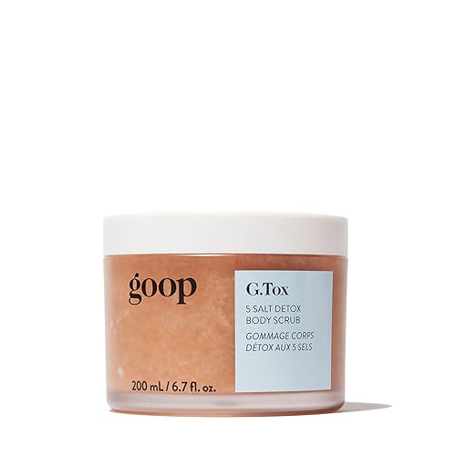 goop Exfoliante corporal desintoxicante de 5 sales aroma a helicriso romero pomelo y menta 67 onzas exfoliante corporal para suavizar exfoliar e