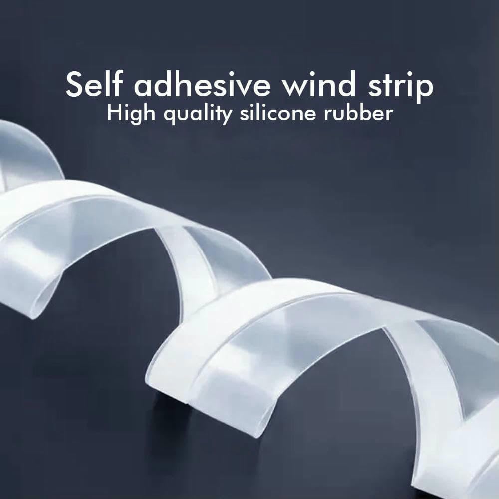 Joint d'étanchéité en silicone pour porte et fenêtre, 25 mm x 3,0 m, blanc, anti-poussière et bruit