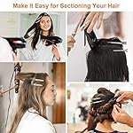 HiJeaton 60Pcs Metal Duck Billed Hair Clips for Women Styling Sectioning, Silver Hair Pins for Long Hair, Alligator Curl Loc Clips for Thick Hair Roller, Salon, Bows DIY - Image 2