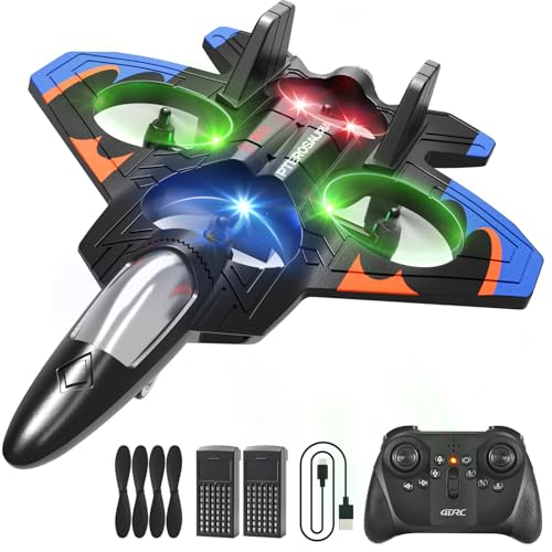 ​【Capriole a 360° e manovre acrobatiche multiple】 L'aereo RC in schiuma 4DRC V32 è progettato per simulare il volo autentico di un jet da combattimento, eseguendo diverse azioni acrobatiche tra cui capriole a 360 gradi, decollo e atterraggio con un solo tocco, rilevamento della gravità, modalità headless e tre impostazioni di velocità regolabili. Dotato di un sistema di controllo radio a 2,4 GHz, supporta il volo coordinato con due o più aerei, prevenendo le interferenze di segnale. La manovrabilità autentica offre un divertimento senza limiti, realizzando il sogno di ogni ragazzo di pilotare un aereo telecomandato.