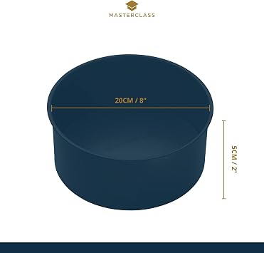 MasterClass 20cm Non-Stick Deep Round Cake Tin with Loose Base, PFAS-Free