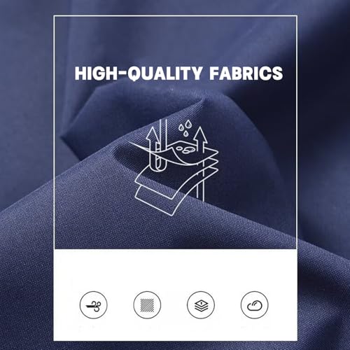 Chaqueta impermeable para hombre con capucha y bolsillos miniatura 3