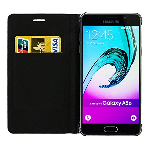 Custodia cover flip case NERO per samsung galaxy