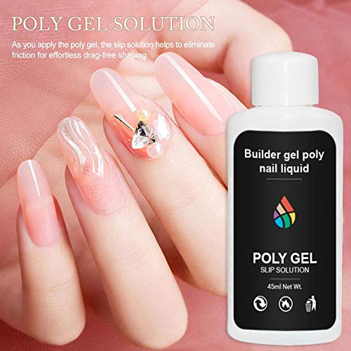 advancethy Poly Nail Gel Slip Solution – Nail Liquid Slip Solution Nail Gel Extension Tool, 45 ml – Bild 4