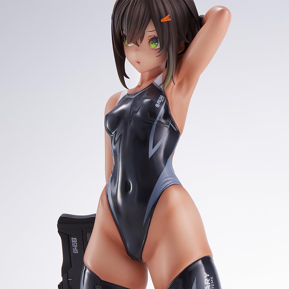QAHEART Minarai Nurse Tsukiyomi Ai Figures Anime Girls Figure Original Painting Illustration Anime Figurine 25CM: Suieibu No Buchou-chan 1pcs 22cm/8.66inch