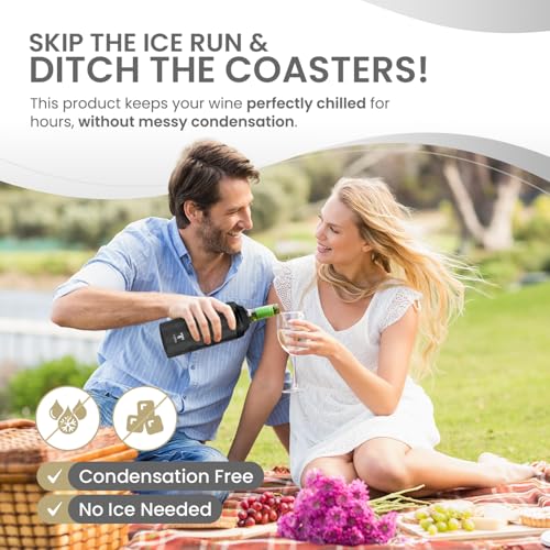 image for Turan Collections Wine Cooler - Insulated Portable Champagne Bucket - 