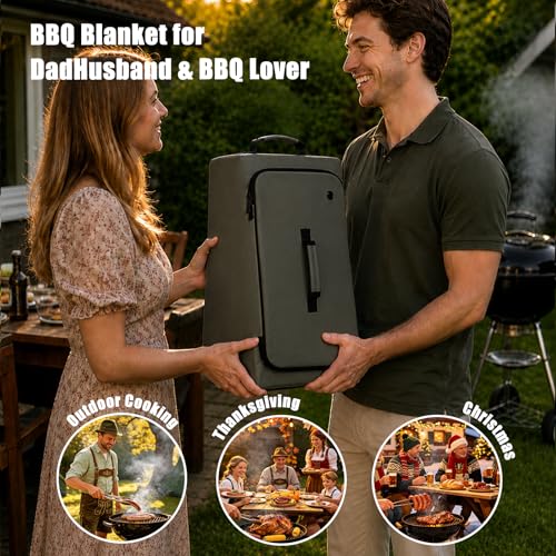 Image of BBQ Blanket for Resting Meat, 270 Opening Leak-Proof Insulated Meat Resting Bag with Butcher Paper, BBQ Brisket Blanket for Pork Shoulder /Steak /Turkey, Smoker Grilling Accessories Gifts for Men /Dad