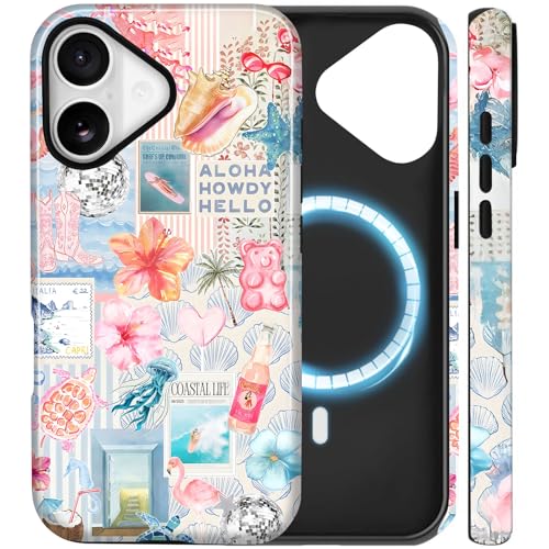 Coque iPhone 17 motif floral rose pour protéger votre téléphone au quotidien