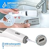 Bimirth Kids Haarschneider, Vakuum Baby Haarschneider, Leise Kids Haarschneidemaschine, Silent Haartrimmer für Kinder, Wasserdichter, Schnurlose, USB Schnell Wiederaufladbar, 3 Führungskämme (Vakuum)
