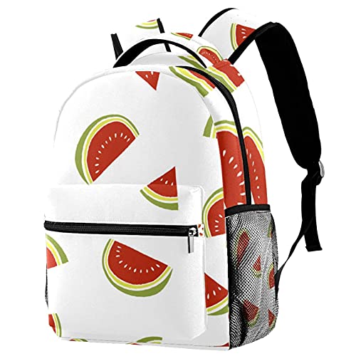 Sac à dos voyage pastèque fille garçon avec poche gourde