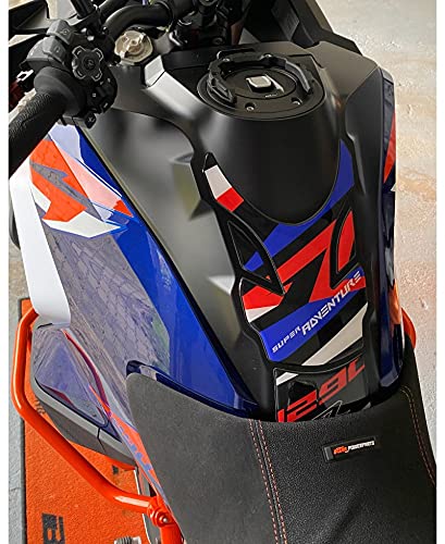 Adesivo Para Serbatoio In Resina 3D Per KTM 1290 Super Adventure R 2017 – Made In Italy, Effetto Rilievo - 3