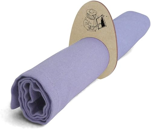 5 x 'Bee Keeper' Wooden Napkin RingsHolders (NR00050687)