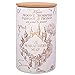 Harry Potter Marauder's Map Porcelain 3 Piece Canister Set - Three Sizes with Gold Marauders Map Design