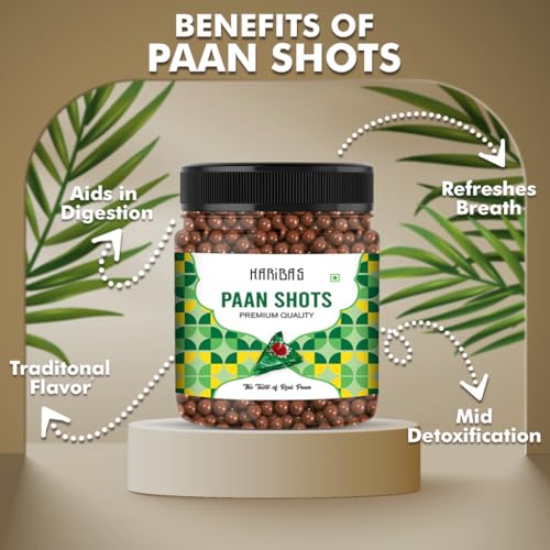Image of HARIBAS Paan Shots 300g Instant Pan Flavor Mouth Freshener Mukhwas