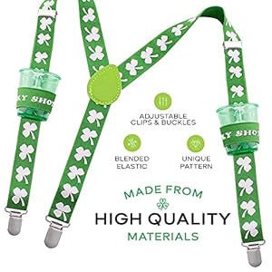 St patricks day suspenders st patricks day acessories mens suspenders with clips many colors to choose from  urban country home decor