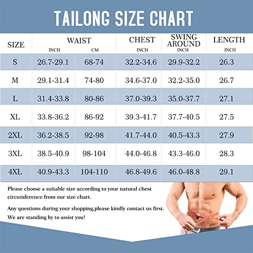 Tailong Men's Compression Shirt For Body Shaper Slimming Vest Tight Tummy Underwear Tank Top (Black, Large) #TOP5