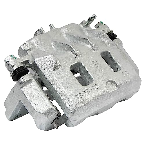 Image of TRQ Front Driver and Passenger Side Brake Caliper Set Caliper Brackets Hardware Compatible with 00-01 Subaru Outback 02 Outback 02 Legacy GT 02 Legacy GT Limited 02-03 Impreza WRX
