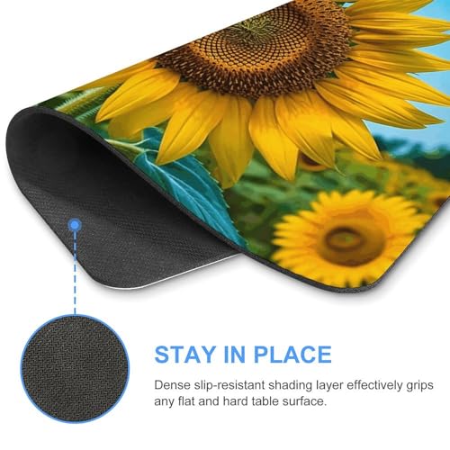 Tapis de souris de jeu fin antidérapant et imperméable 18 x 22 cm - 4