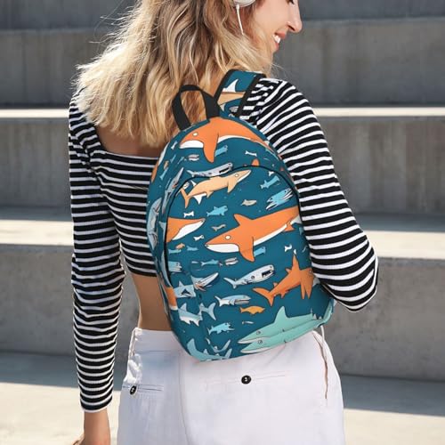 Sac à dos pour filles et garçons décontracté enseignant Noir
