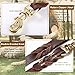 MERUOGKAR Leather Dog Leash 6ft x 3/4 inch,Strong Heavy Duty Genuine Leather Braided Dog Training Leash, Soft and Comfortable Leather Leash for Large Dogs, Medium Small Dogs (Brown, 6FT*3/4in)