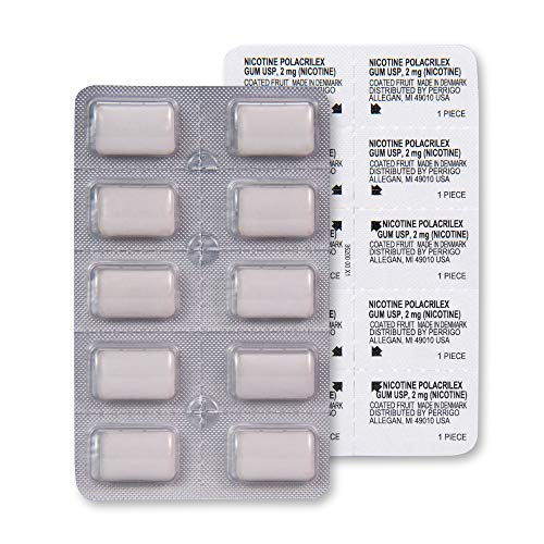 Image of GoodSense Nicotine Polacrilex Coated Gum 2 mg, Fruit Flavor, 100 Count