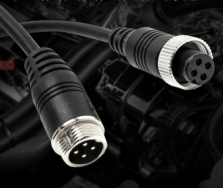 Câble M12 4 broches connecteur étanche code A mâle femelle rallonge 2m