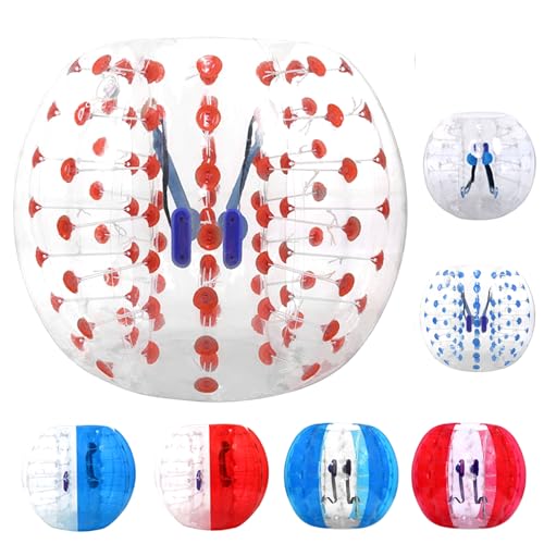 TOSPORT PVC Human Inflatable Zorbing Body Ball Outdoor Sport Games Inflatable Bubble Soccer Bumper Ball Dia 5FT(1.5m)