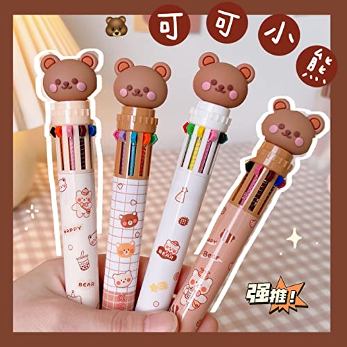 6 bolígrafos de gel negro retráctiles CYee estilo kawaii miniatura 4