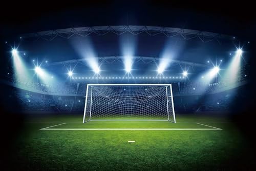 Soccer Field Photography Backdrop 20x10ft Vinyl