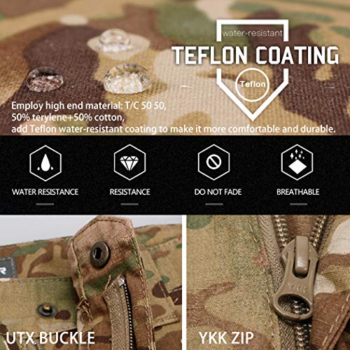 Idogear Gl Tactical Pants Multicam Combat Pants For Airsoft Military Hunting Paintball Outdoor Sports Slim Fit Style (A:multicam, Medium(32W/32L)) #TOP4