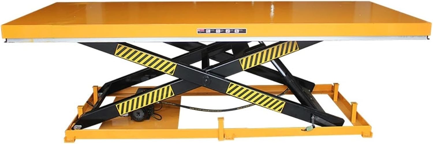 Unw Table Lifter Lift Hydraulic 800Kg Max Load Capacity Lifting Platform Encounters Obstacles and Automatically Stops(Green)