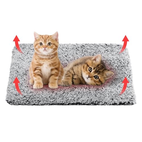 Luvore Selbstheizende Decke für Katzen & Hunde, Haustiere Wärmematte, Wärmedecke Ohne Strom Flauschig und Weich Katzenbett Waschbar 40x50cm Luvore Selbstheizende Decke für Katzen & Hunde, Haustiere Wärmematte, Wärmedecke Ohne Strom Flauschig und Weich Katzenbett Waschbar 40x50cm