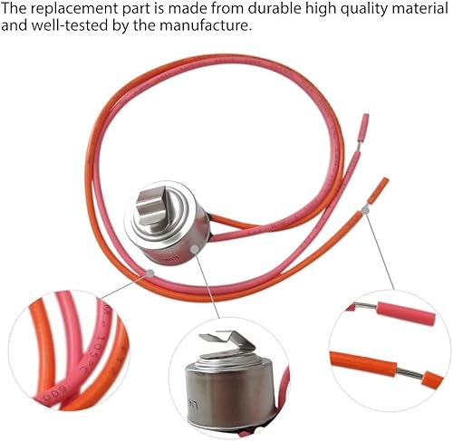 Miniatura 3 de Gxcdizx WR50X10068 - Termostato de descongelación para refrigeradores GE General Electric y Hotpoint que reemplaza AP3884317 WR50X10015 PS1017716