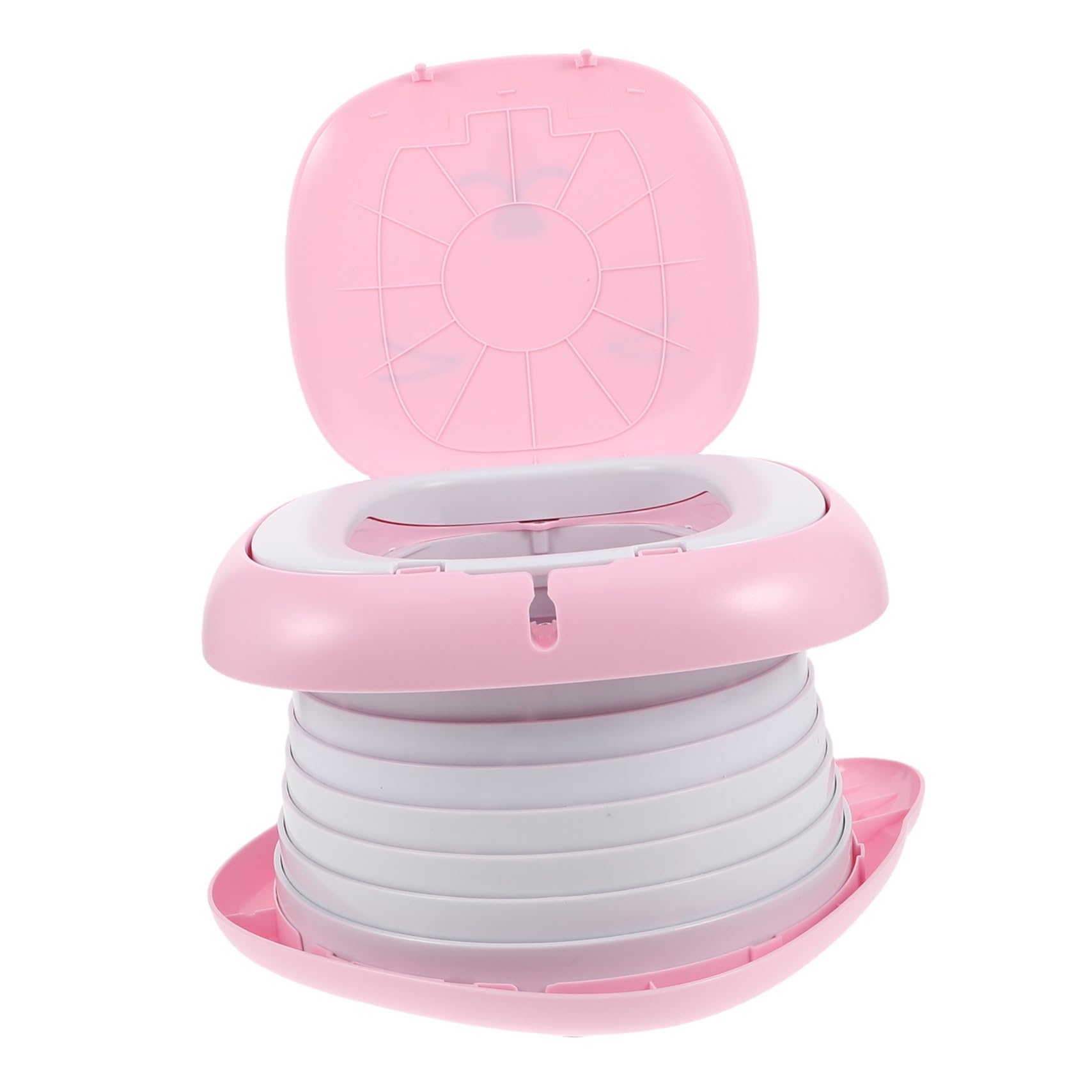 Siège de Toilette Pliable et Portable | Conception Pliante Gain de Place