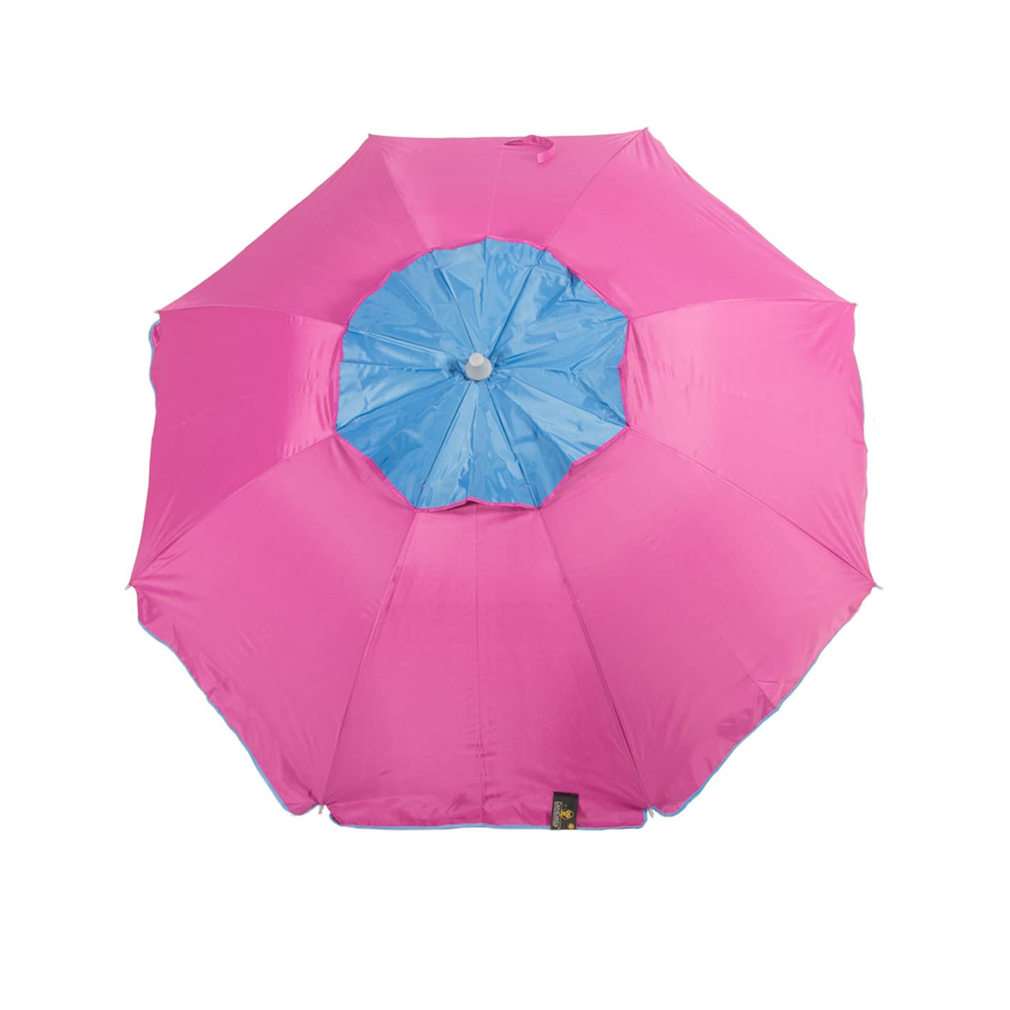 CREVICOSTA QUALITY MARK MARCAS DE CALIDAD Rosa 200 cm. ¡Supernovedad! Sombrilla con Espiral y Prácticas Manetas para Fácil Enroscado, Convertibles en Colgador