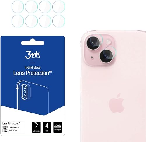 3MK Protección de lente de cámara para iPhone 15-Lens Protection