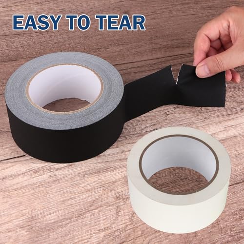 LLPT Panzertape | Schwarzes Hochleistungs-Gaffing-Klebeband | Matt nicht reflektierend leicht abreißbar rückstandsfrei | für Kabelfotografie (PGT515P1BK) | 50 mm x 15 m