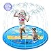 GWHOLE 170cm Almohadilla Inflable de Aspersores Juguetes Verano para niños, Splash Sprinkler Pad Piscina para Bebé,Juguetes Estera de Agua al Aire Libre