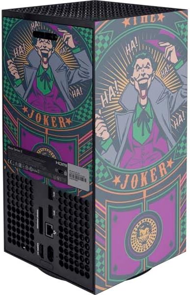 Skinit Decal Gaming Skin Compatible with Xbox Series X Digital Edition Console - Officially Licensed DC Comics The Joker Casino Chip Design