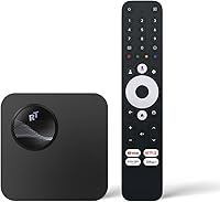 RockTek GX1 Google TV 4K UHD Streaming Player - Realtek RTD1325, Dolby Vision/Atmos, WiFi 6, AI Upscaling AiPQ/AiSR, Voice Remote