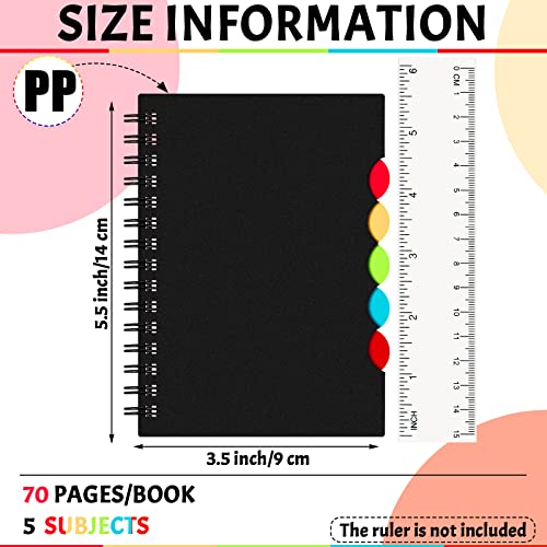 Cahier à spirales 140 pages noir fini le désordre de notes