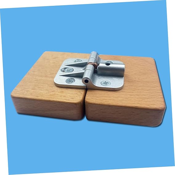 2Pcs Adjustable Folding Table Hinge Self Supporting Hinges for Convenient Unfolding Versatile Design Locking Mechanism for Drop Leaf