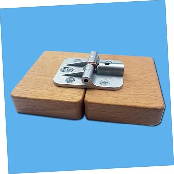 2Pcs Adjustable Folding Table Hinge Self Supporting Hinges for Convenient Unfolding Versatile Design Locking Mechanism for Drop Leaf