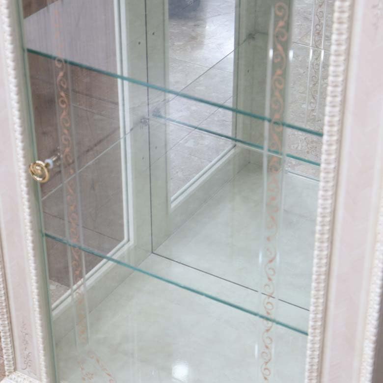 サルタレッリ ヴェルサイユ 1ドア ガラス キュリオケース アイボリー