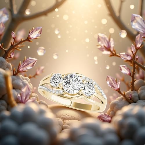 14k Yellow Gold Finish 2.50Ct Round Cut Diamond Womens Wedding Band Ring 925 Sterling Silver4